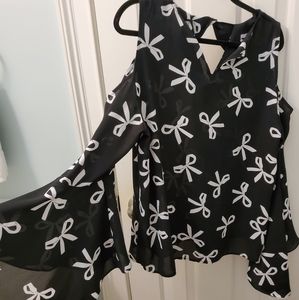 Cold shoulder blouse